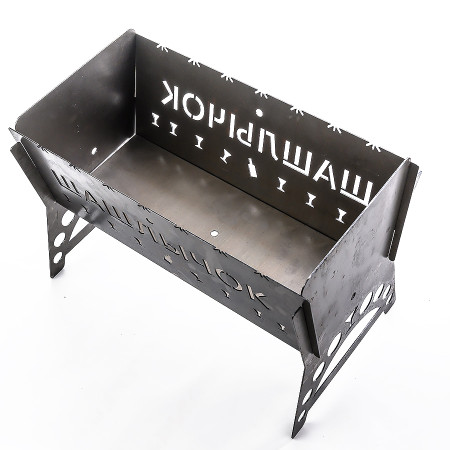 Barbecue collapsible steel "Shashlik" 450*200*250 mm в Благовещенске