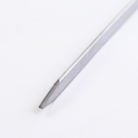 Шампур нержавеющий 670*12*3 мм с деревянной ручкой в Благовещенске