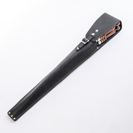 A set of skewers 670*12*3 mm in a black leather case в Благовещенске