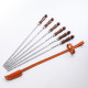 A set of skewers 670*12*3 mm in a leather quiver в Благовещенске
