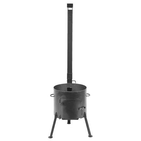 Stove with a diameter of 340 mm with a pipe for a cauldron of 8-10 liters в Благовещенске