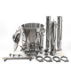 Packed distillation column 30/350/t with CLAMP 3 inches в Благовещенске