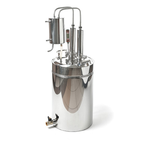 Cheap moonshine still kits "Gorilych" double distillation 20/35/t (with tap) CLAMP 1,5 inches в Благовещенске