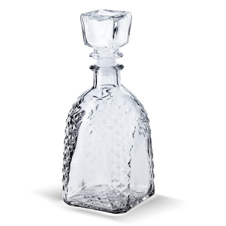 Бутылка (штоф) "Арка" стеклянная 0,5 литра с пробкой  в Благовещенске