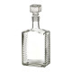 Бутылка (штоф) "Кристалл" стеклянная 0,5 литра с пробкой  в Благовещенске